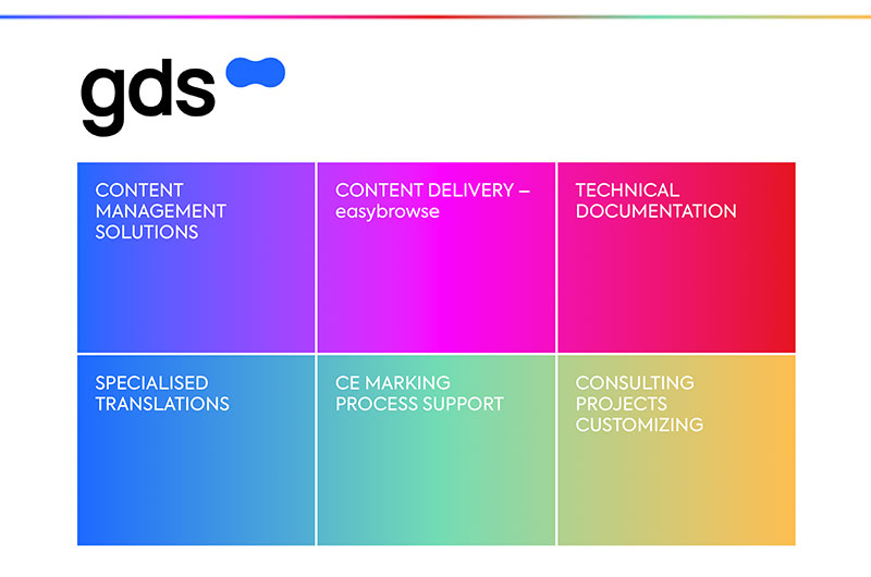 The new color spectrum of gds