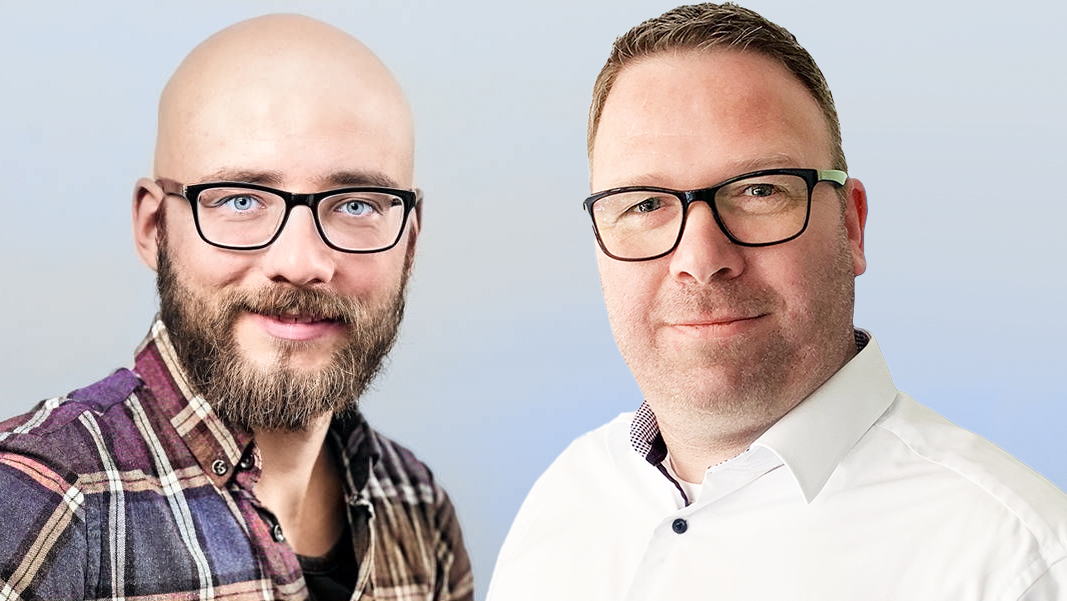 Christian Hahne, Projektmanager bei der gds Sprachenwelt GmbH und Oliver Brunneck, Sales Consultant bei der gds GmbH