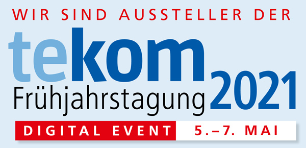 Wir sind Aussteller der tekom Frühjahrstagung 2021