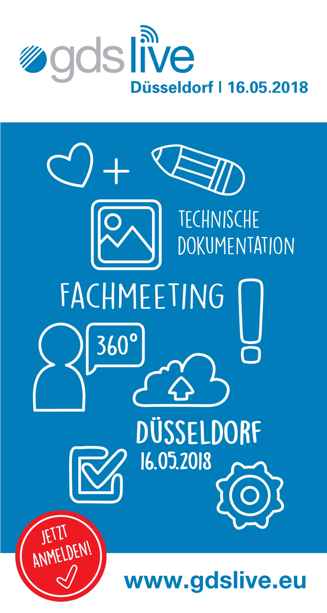 The gdslive specialist event will take place for the third time on 08.05.2019 at the Haus zum Kurfürsten in Düsseldorf.