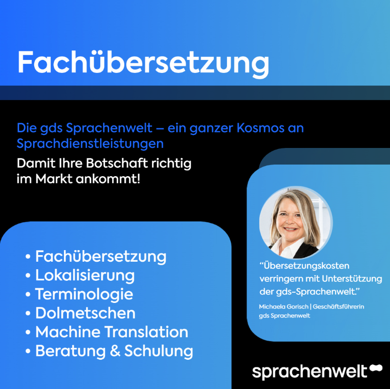Fachübersetzung - damit Ihre Botschaft richtig im Markt ankommt!