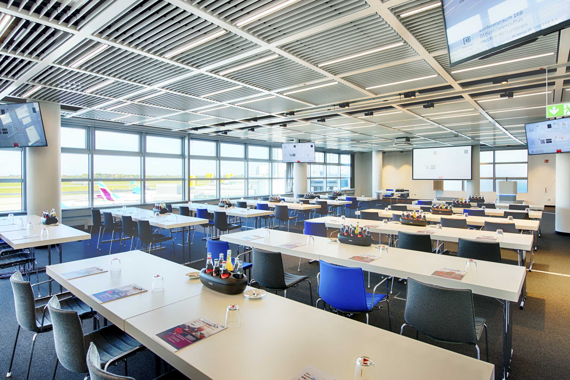 Tagungsraum 1 im Congress Centrum des Düsseldorfer Flughafens