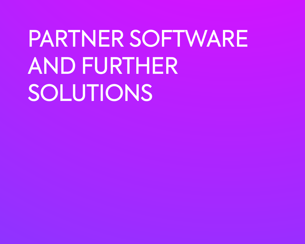 PARTNER SOFTWARE AND FURTHER SOLUTIONS