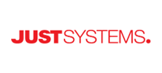 The logo of the gds solution partner justsystems