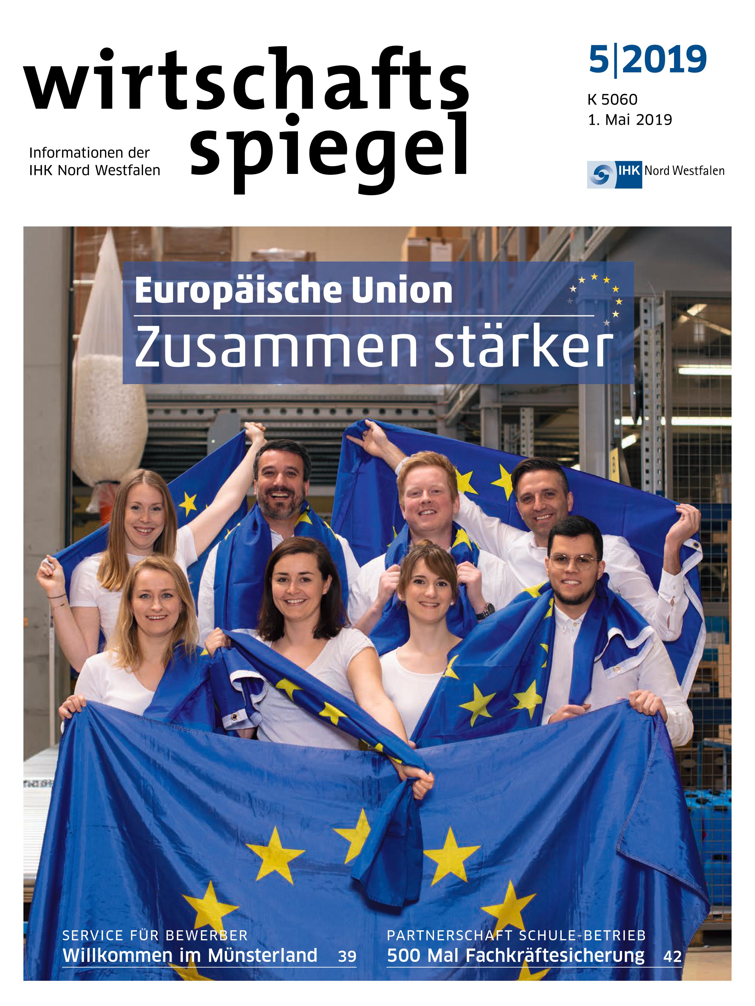 wirtschaftsspiegel 5|2019 - Informationen der IHK Nord Westfalen
