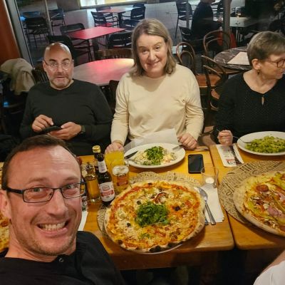 In wenigen Stunden geht's los – also schnell noch einmal Energie tanken!