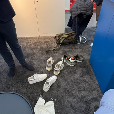 Notwendiger Schuhwechsel