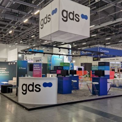 Der gds-Stand steht