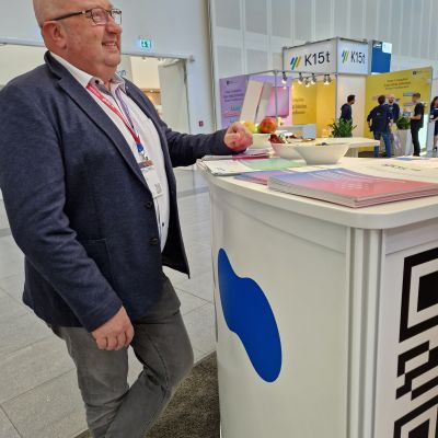 Benjamin Steinborn von AIXTRON ist ein immer gern gesehener Gast!