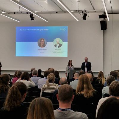 Volles Haus auch beim Partner-Vortrag von Kathleen Pohlmann/gds und Martin Bock/Diamant Software GmbH
