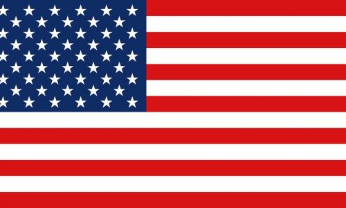 Die Fahne der Vereinigten Staaten von Amerika