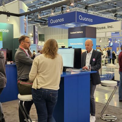 Auch am letzten Tag der Messe besteht noch großes Interesse an unseren Systemen und Leistungen