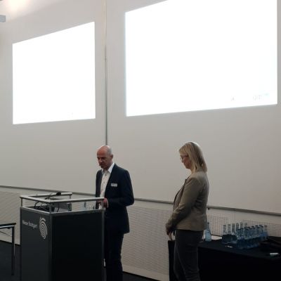 Christian Paul/gds und Kathrin Reeker/VHV zeigen, dass eine automatisierte Dokumentation kein Hirngespinst mehr ist