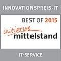 Die gds GmbH wurde 2015 mit dem Innovationspreis-IT der initiative mittelstand im Bereich "IT-Service" ausgezeichnet