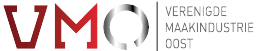 The logo of the VMO - Verenigde Maakindustrie Oost