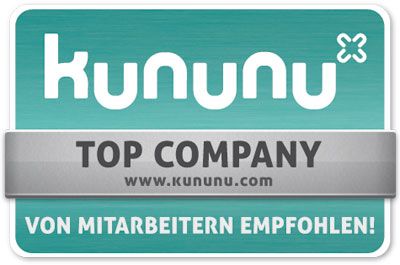 gds hat sich als Unternehmen für das „TOP COMPANY“ Siegel von kununu qualifiziert