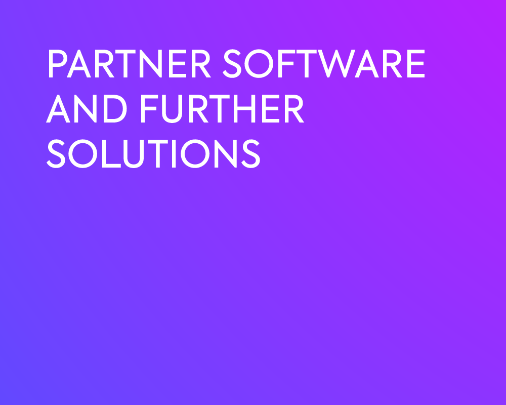 PARTNER SOFTWARE AND FURTHER SOLUTIONS